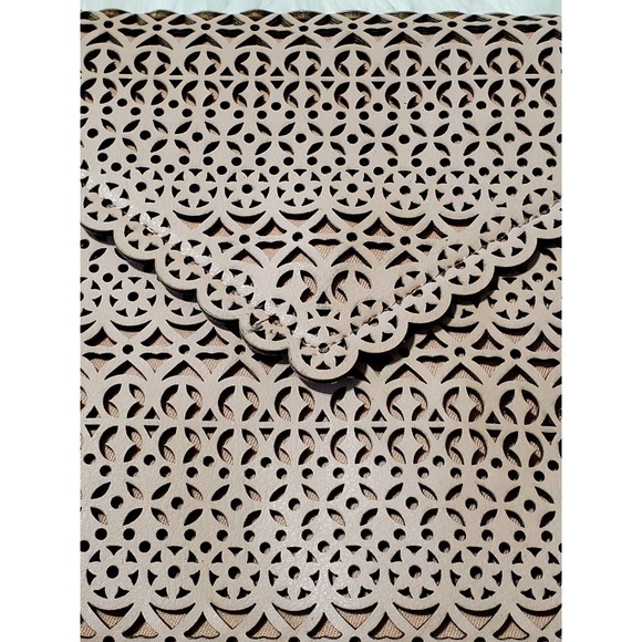 NEW Aldo Beige Clutch Shoulder Bag - Picture 2 of 5